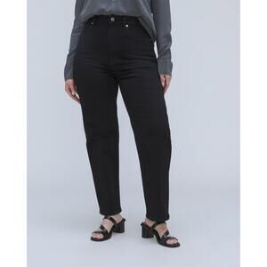 NWT Everlane The Curvy Way High Hourglass Jean In Black Coal Size 28 Regular